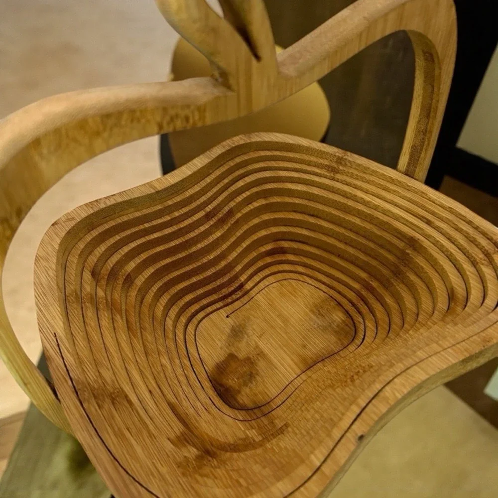 Wooden Collapsible Basket